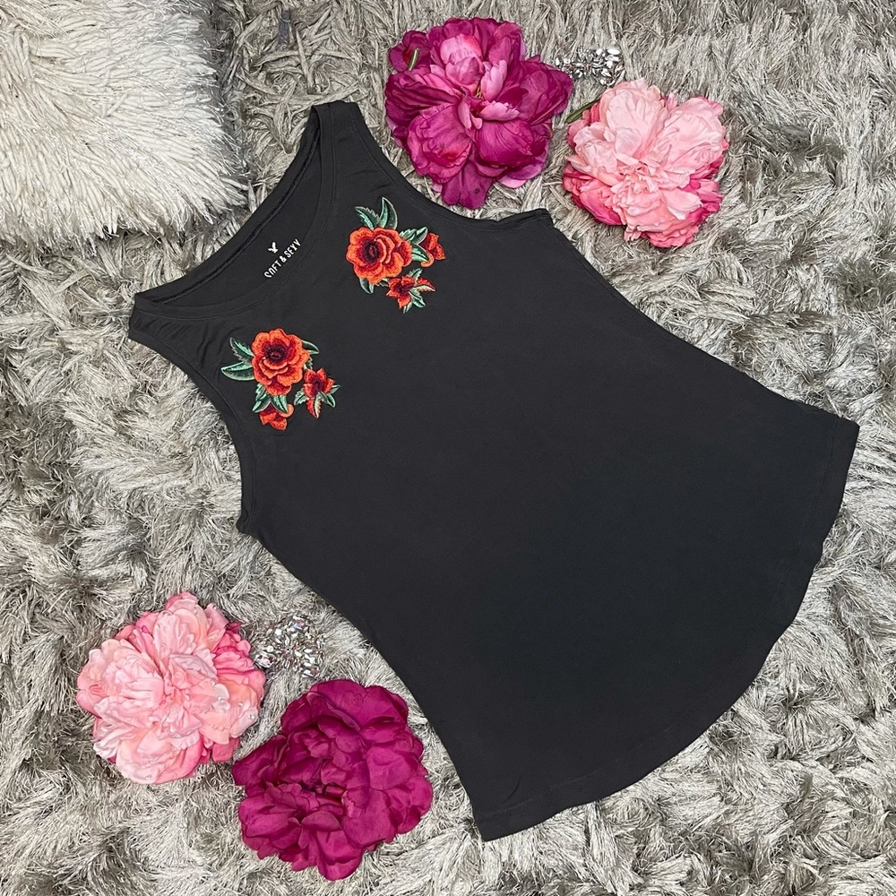 AEO Soft & Sexy Floral Tank Women size XS